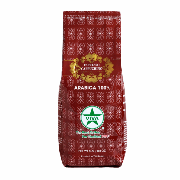 Viva Coffee Espresso - Cà Phê Pha Máy - 100% Arabica -Túi 500g